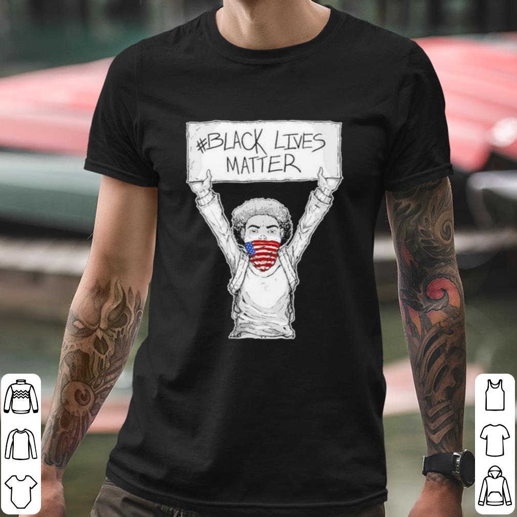Original Black lives matter American flag 2021 shirt