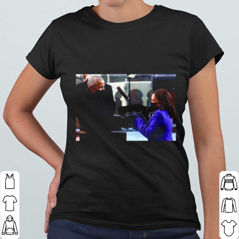 Pretty Barack Obama Greeting Vice President Kamala Harris shirt