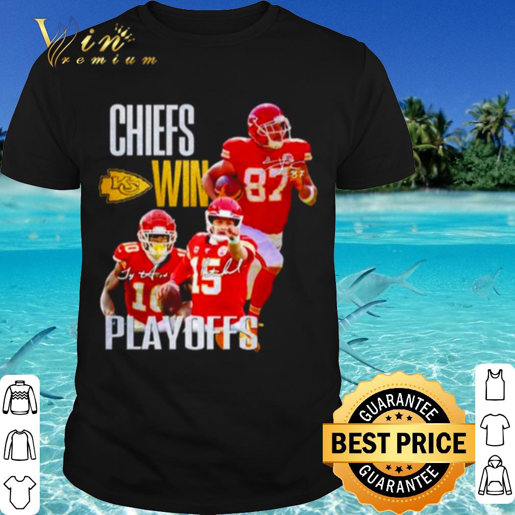 Top Kansas City Chiefs Win Playoffs Signatures shirt 7