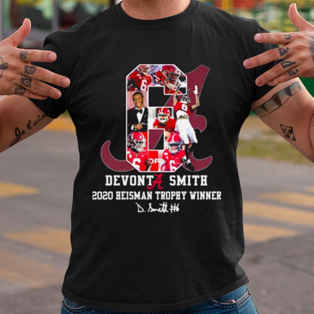 Top Devonta Smith 2020 Heisman Trophy Winner Signature shirt 7