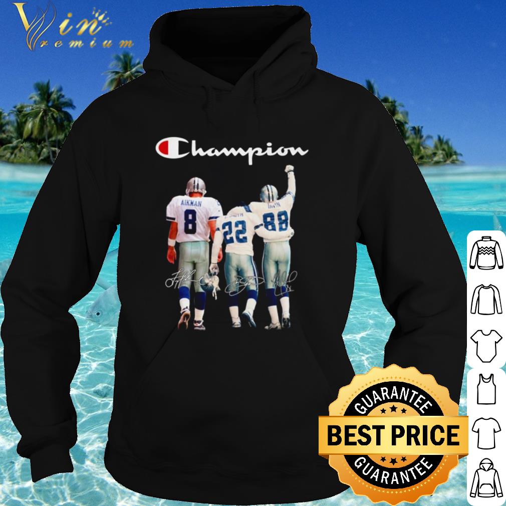 Original Dallas Cowboys Champions Aikman Smith Irvin Signature shirt