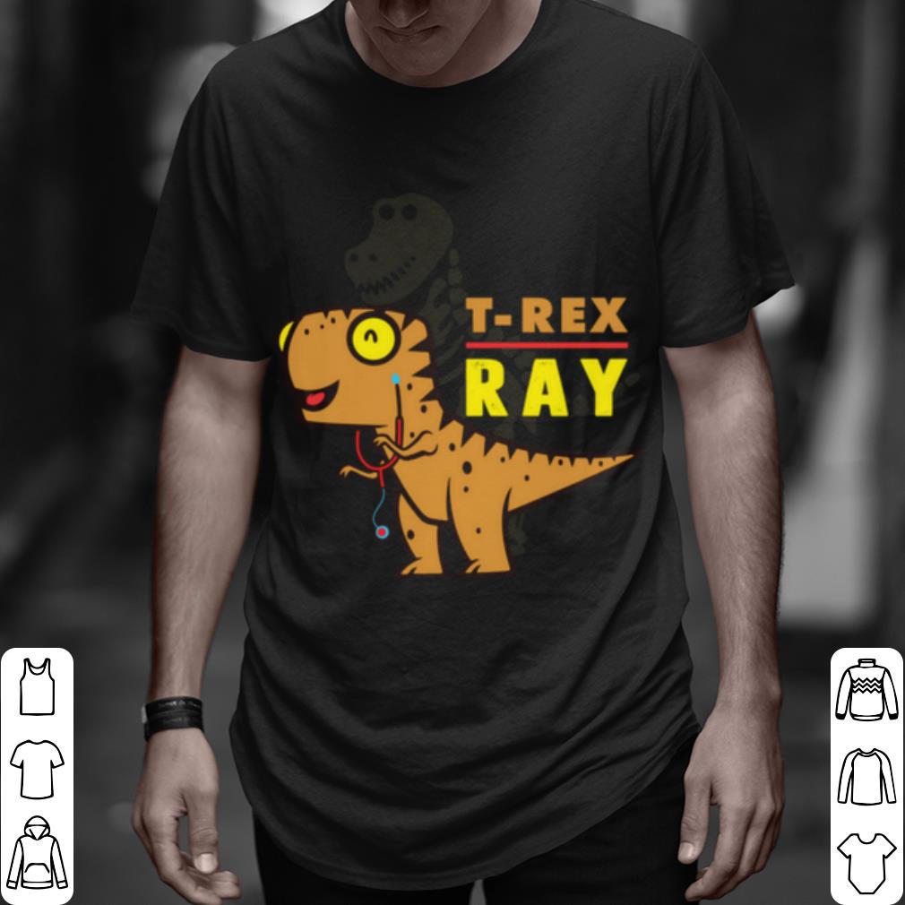 Pretty XRay Tech TRex Dinosaur Radiology Tech Cartoon shirt 7