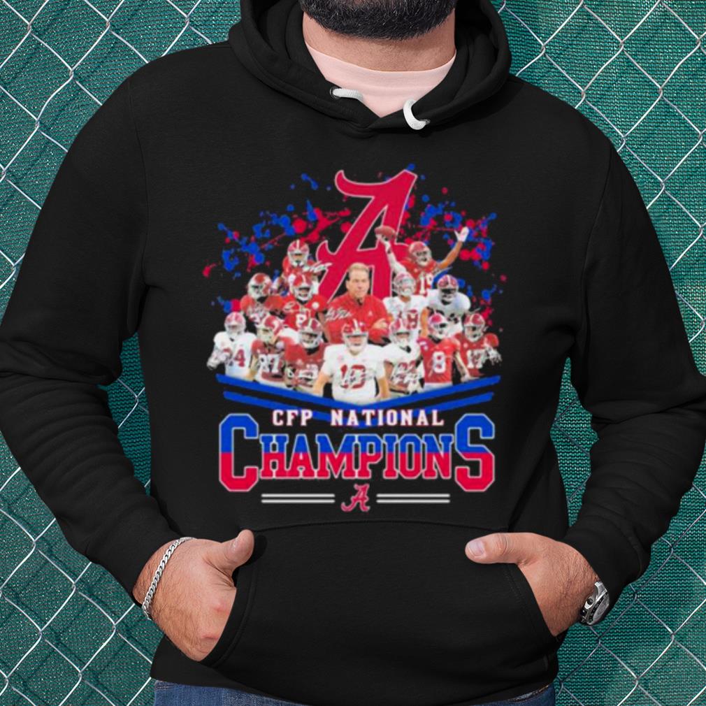 Cool Cfp National Champions Alabama Crimson Tide Football shirt