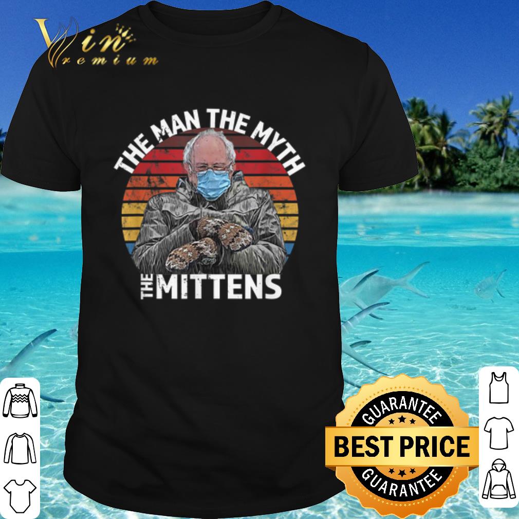 Top The Man The Myth The Mittens Inauguration Bernie Sanders Vintage shirt 6