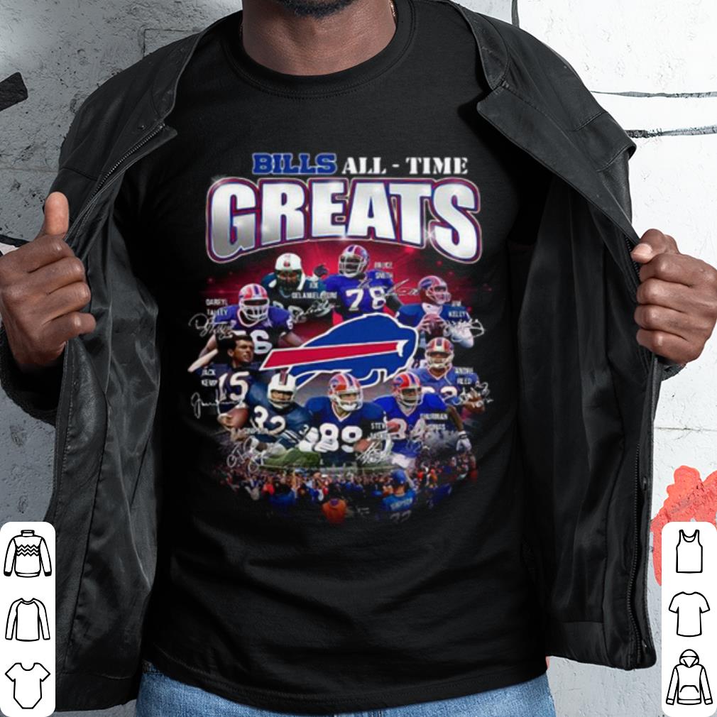 Top Buffalo Bills All Time Greats Member Signatures shirt 7