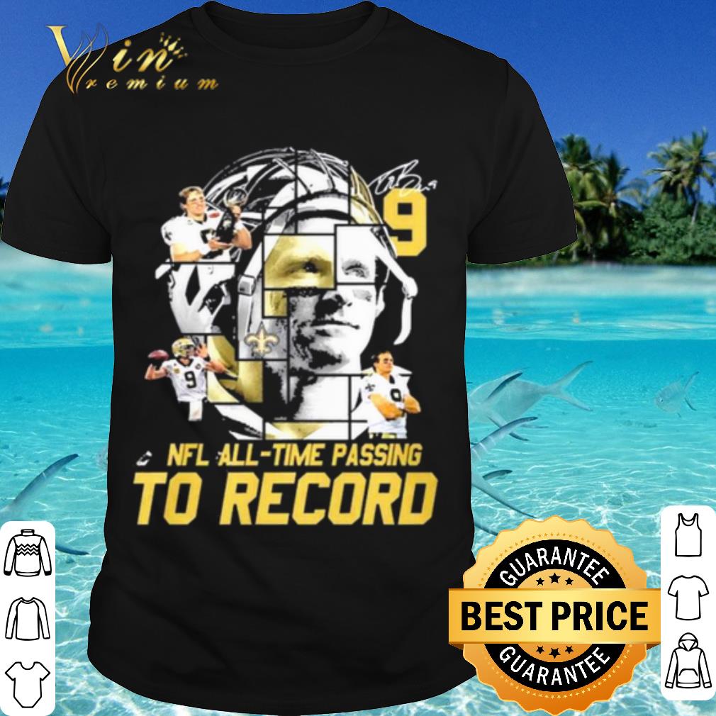 Top New Orleans Saints Nfl all time passing to record signature shirt 6