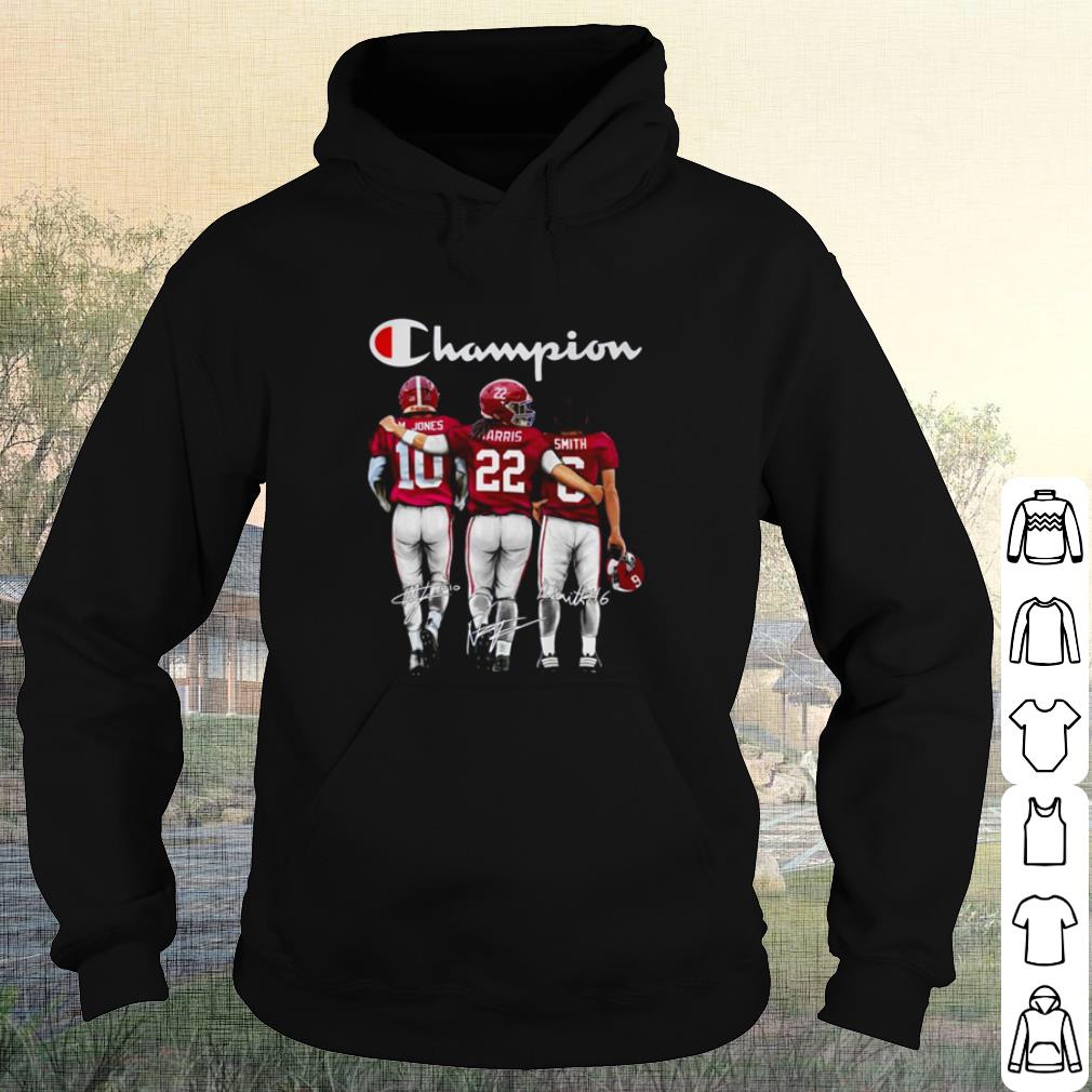 Cool Crimson Tide Alabama Champions Jones Harris Smith Signature shirt