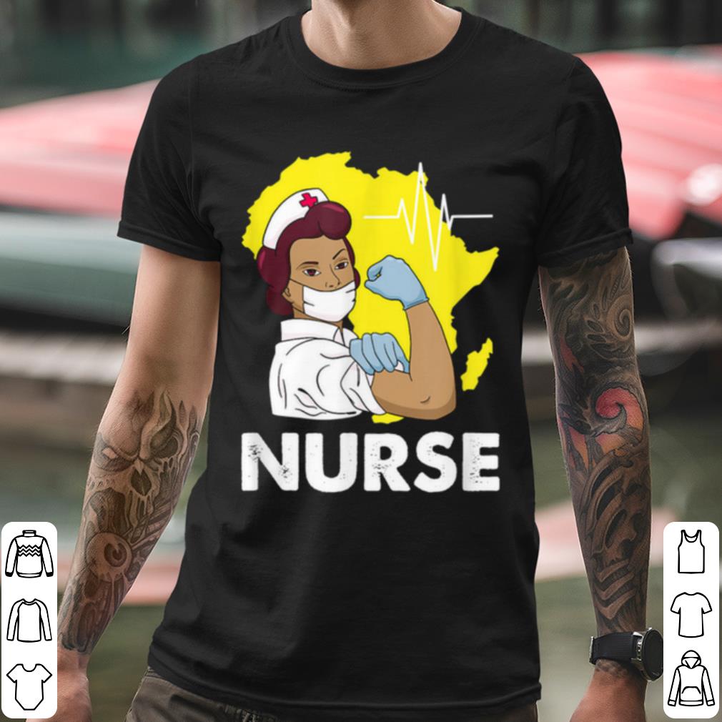 Nurse African American Nursing Practitioner Melanin Apparel shirt