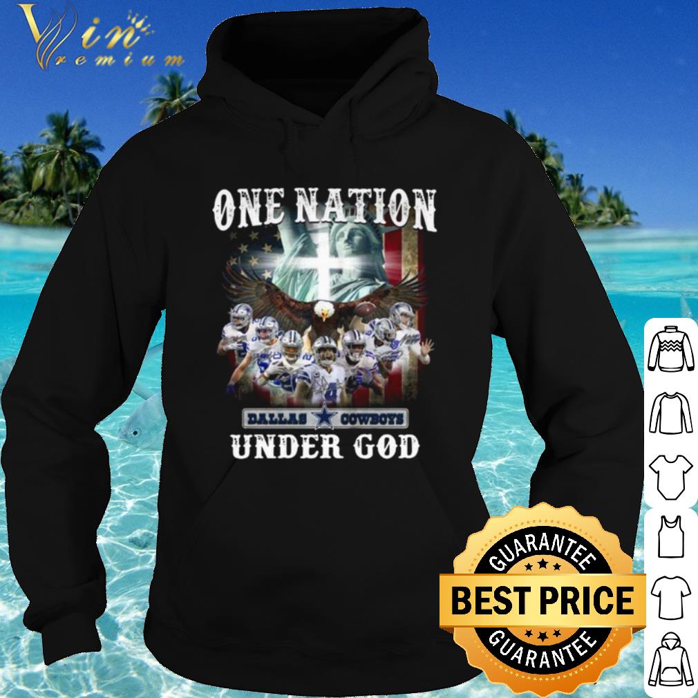 Top One Nation Dallas Cowboys Under God American Flag shirt