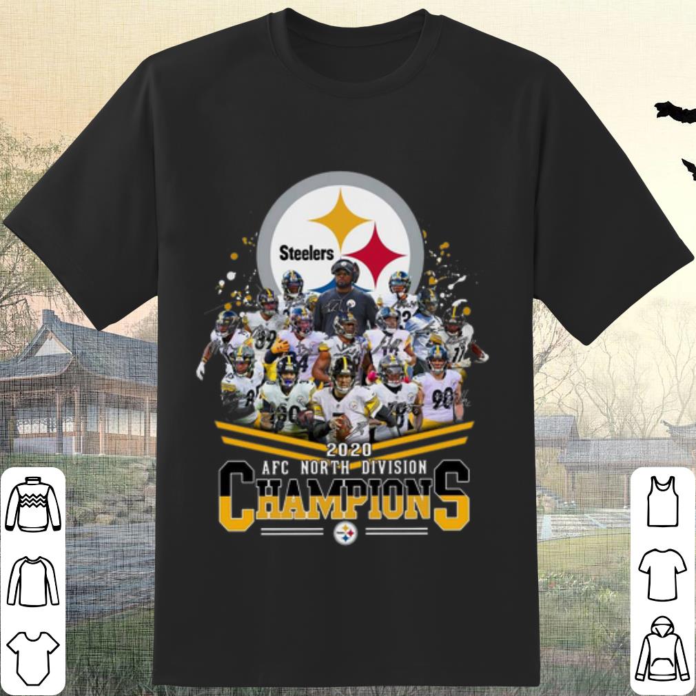 Original Pittsburgh Steelers 2020 AFC North Division Champion Signature Member shirt 6