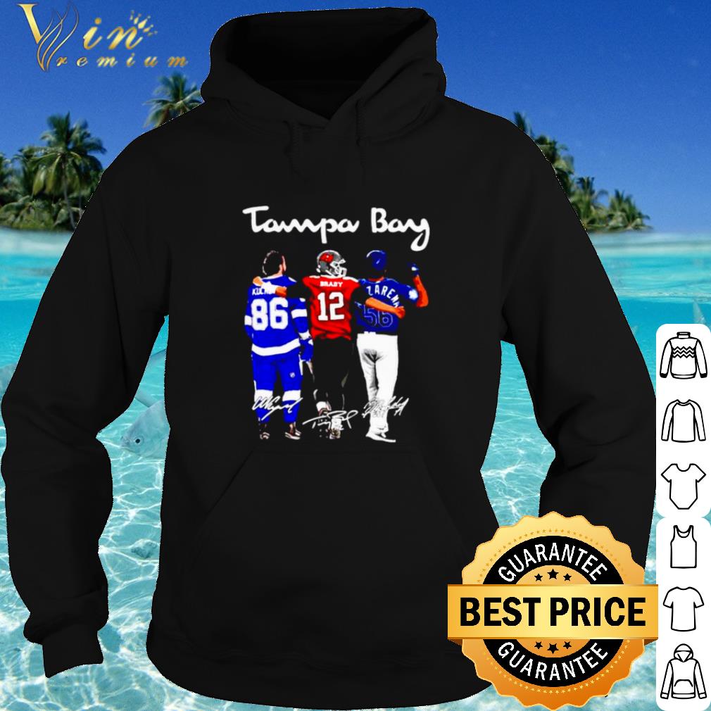 Top Tampa Bay Nikita Kucherov Tom Brady And Randy Arozarena Fiends Signature shirt