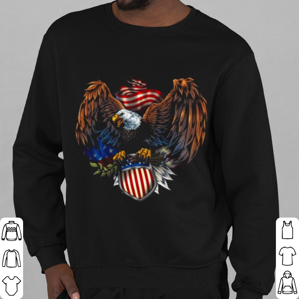 Top Large Eagle American Flag 2021 shirt