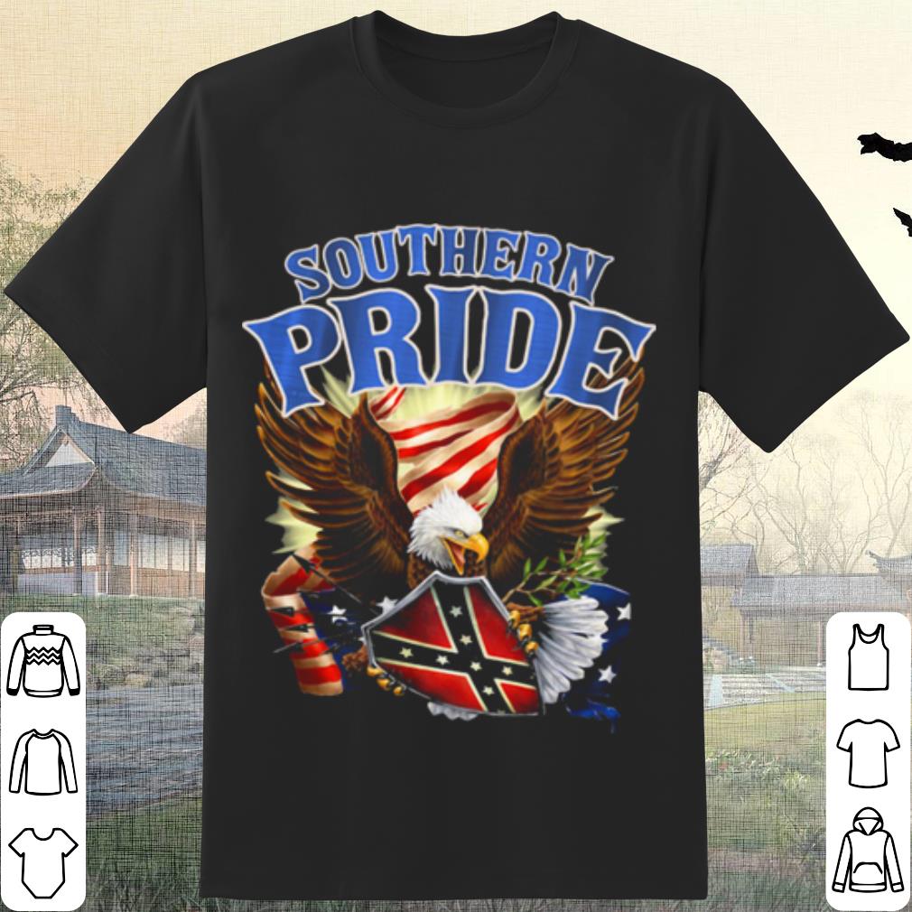 Original Southern Pride Eagle American Shield Flag shirt 7