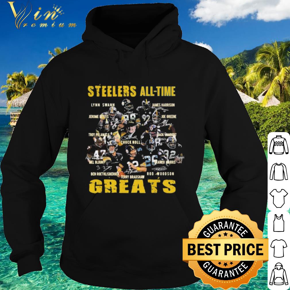 Pretty Pittsburgh Steelers All Time The Greats Signatures shirt