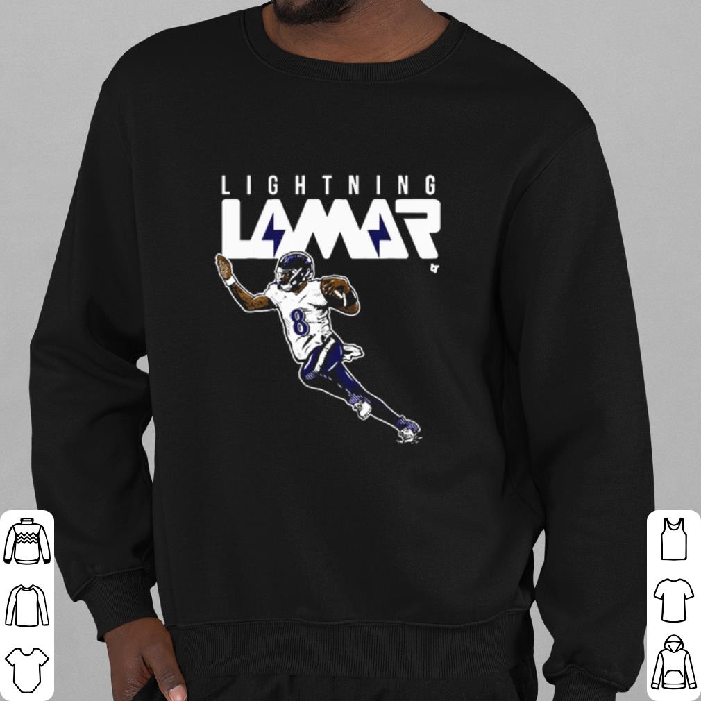 Top Lightning Lamar Baltimore Ravens shirt