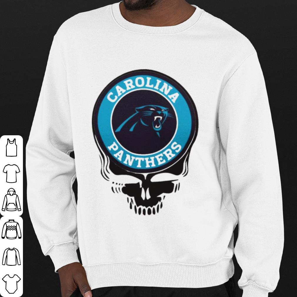 Top Carolina Panthers Football Skull shirt