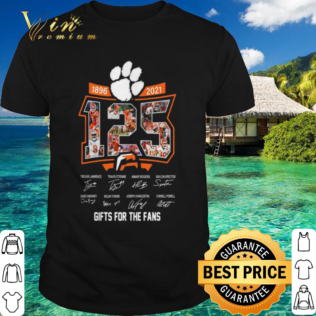 Cool 125 Years Of 1896 2021 Gifts For The Fans Signatures shirt 7