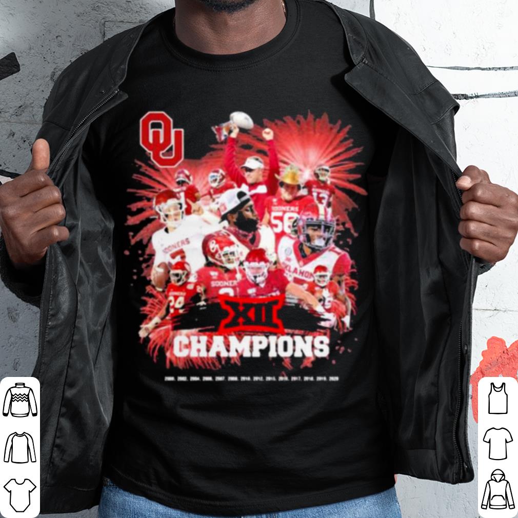 Top XII Champions Boomner Sooner Football Victory shirt 7