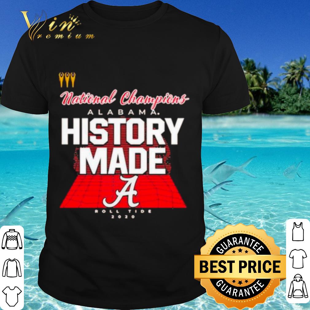 Top History Made Alabama 2021 National Championship shirt 6