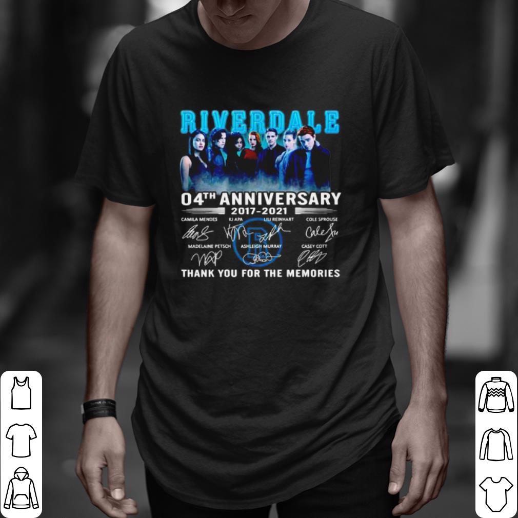 Pretty 4 Years Of Riverdale 2017 2021 Thank You For The Memories Signature shirt 6