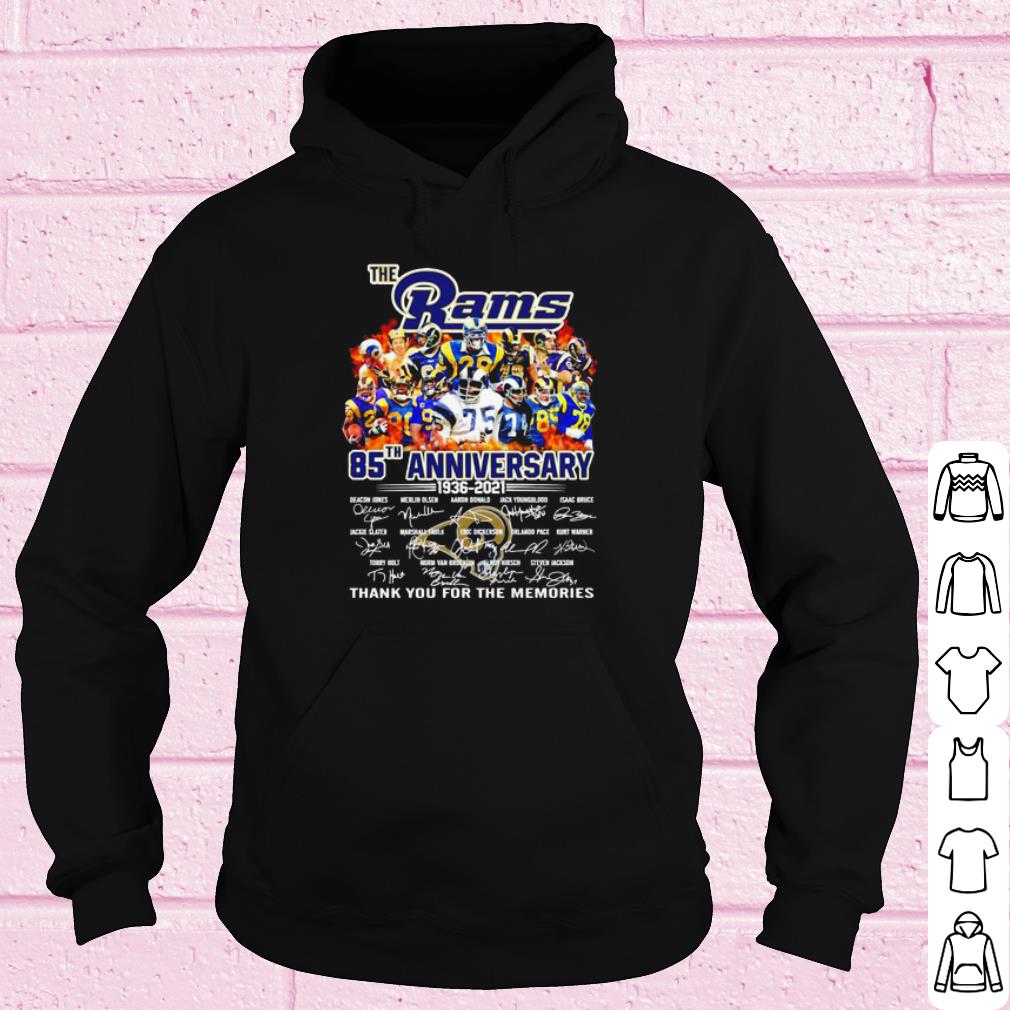 Pretty The Rams 85th Anniversary 1936 2021 best players signature shirt