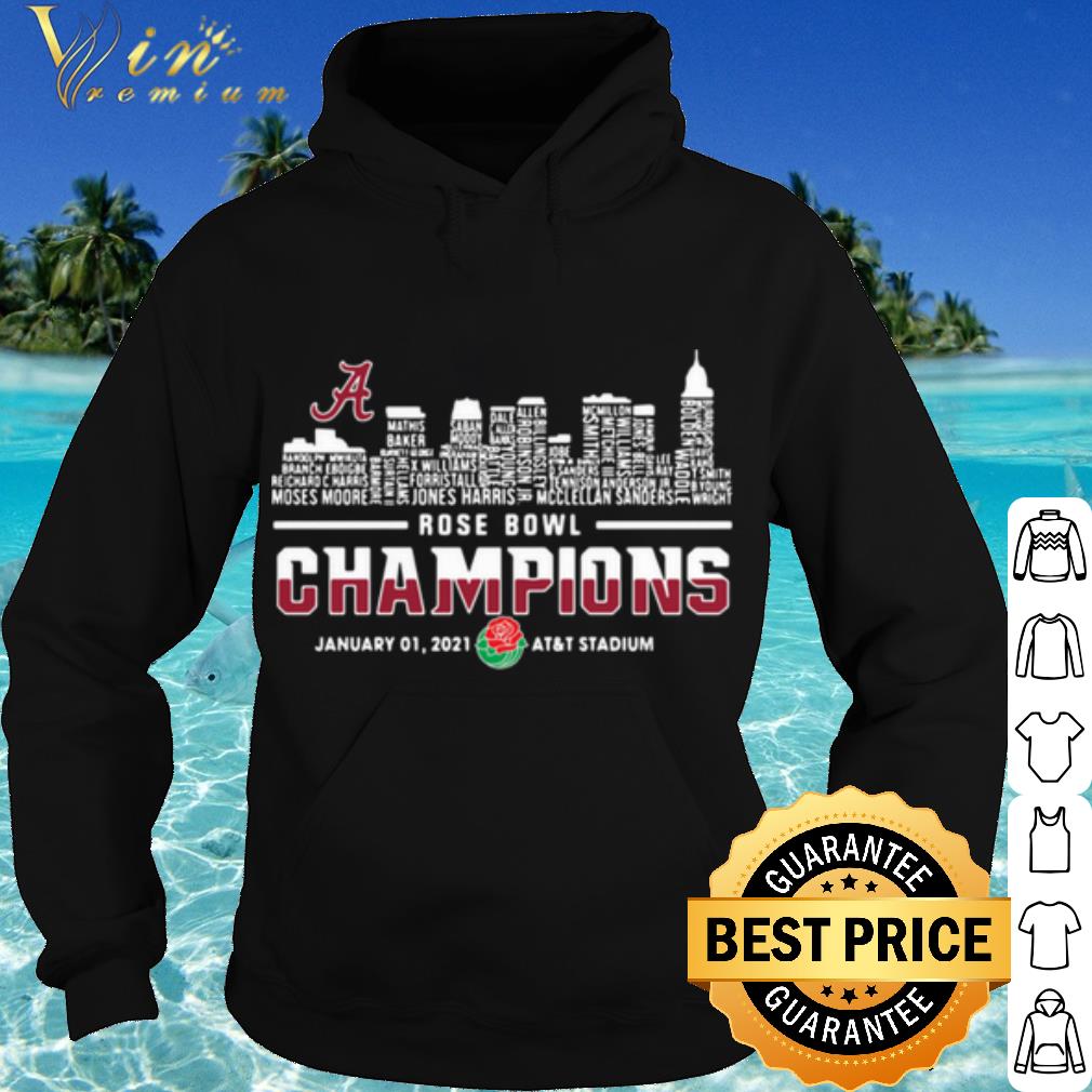 Original Alabama Crimson Tide Rose Champions January shirt