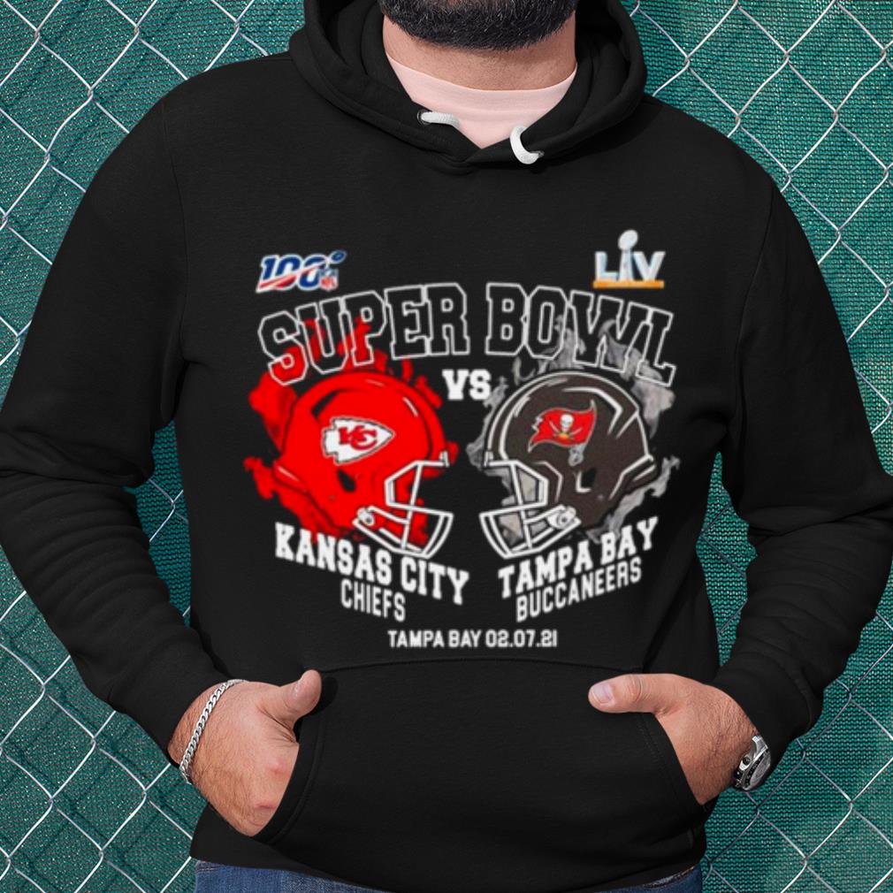 Pretty Kansas City Chiefs vs Tampa Bay Buccaneers Super Bowl 2021 Champions shirt
