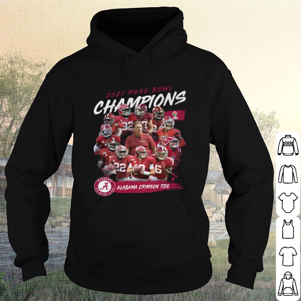 Cool Alabama Crimson Tide 2021 Rose Bowl Champions shirt