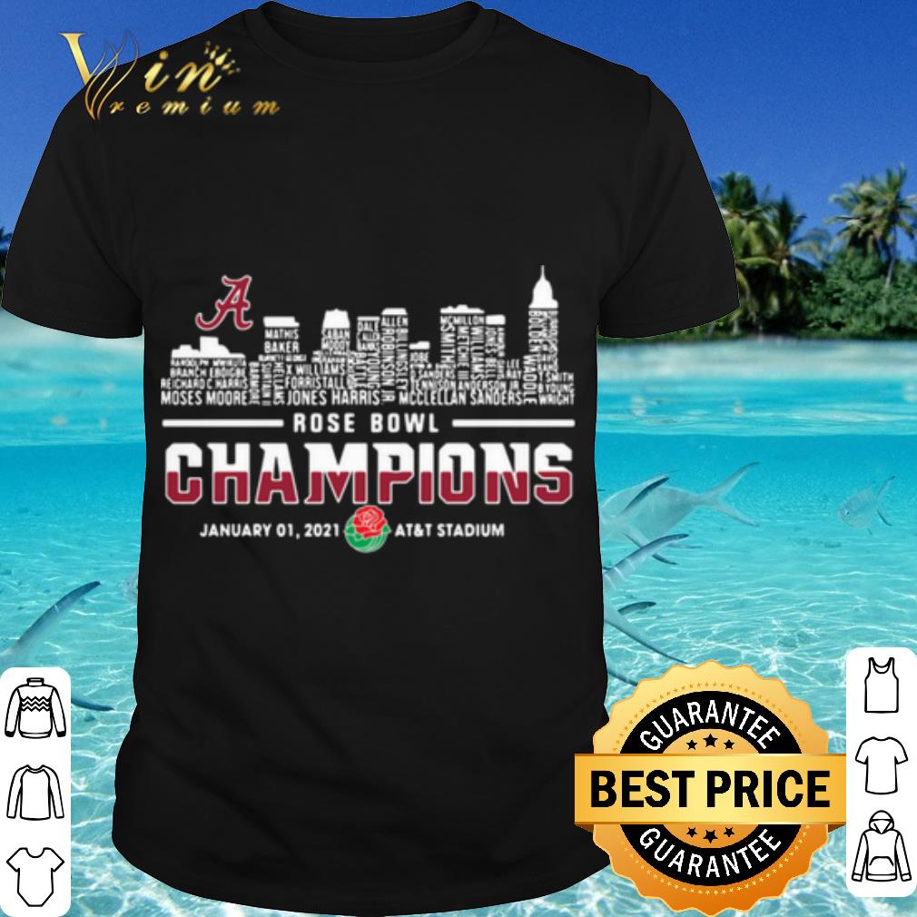 Original Alabama Crimson Tide Rose Champions January shirt 6