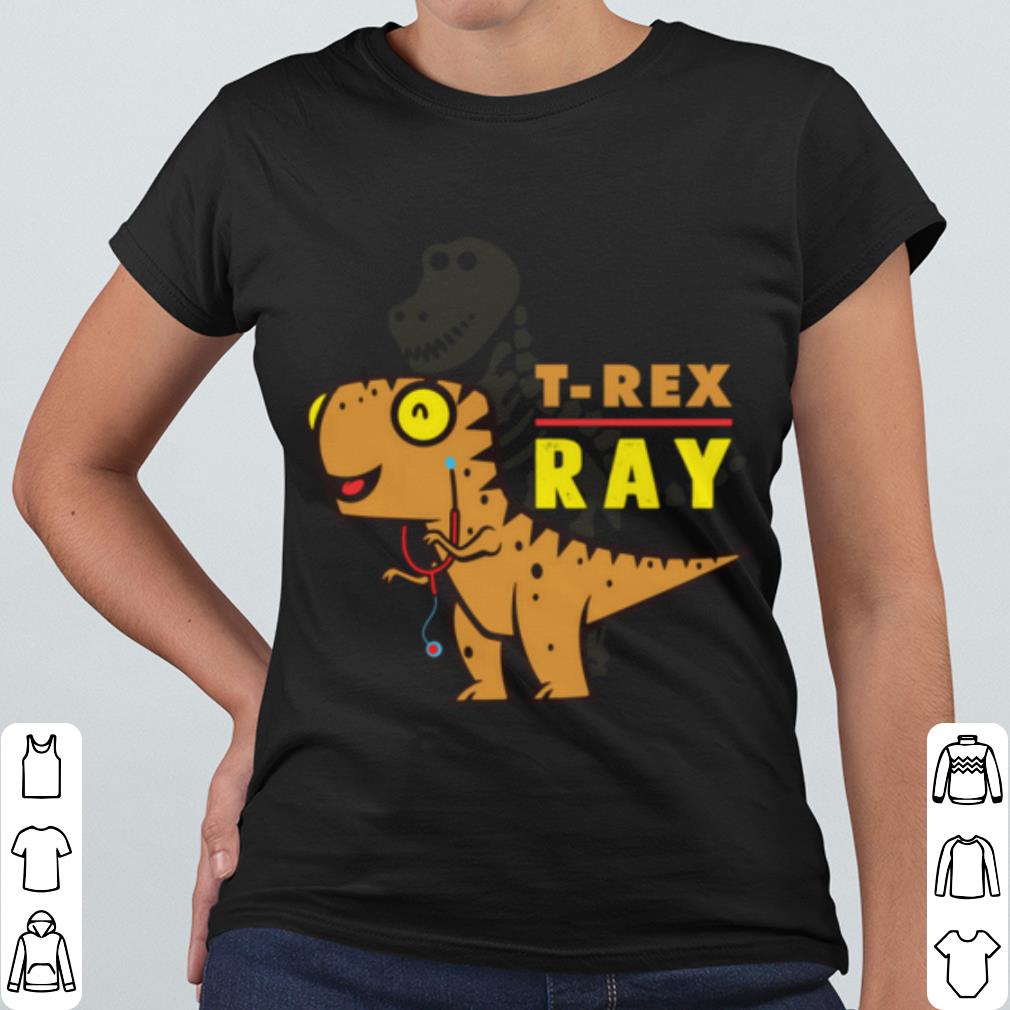Pretty XRay Tech TRex Dinosaur Radiology Tech Cartoon shirt