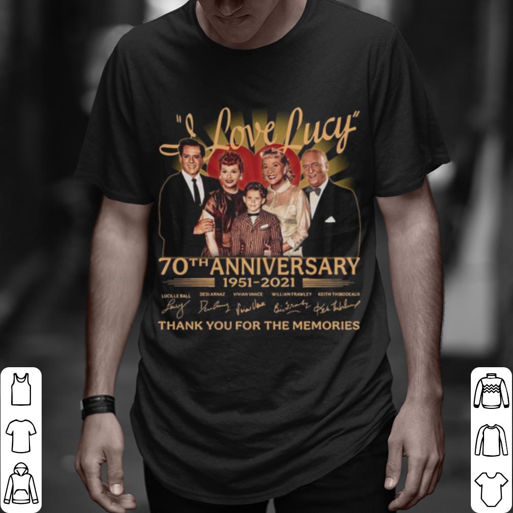 Pretty I Love Lucy 80th Anniversary 1951 2021 Thank The Memories Signatures shirt 6 Pretty I Love Lucy 80th Anniversary 1951 2021 Thank The Memories Signatures shirt 6