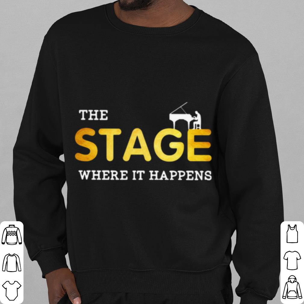 Top The stage Where It Happens Piano shirt