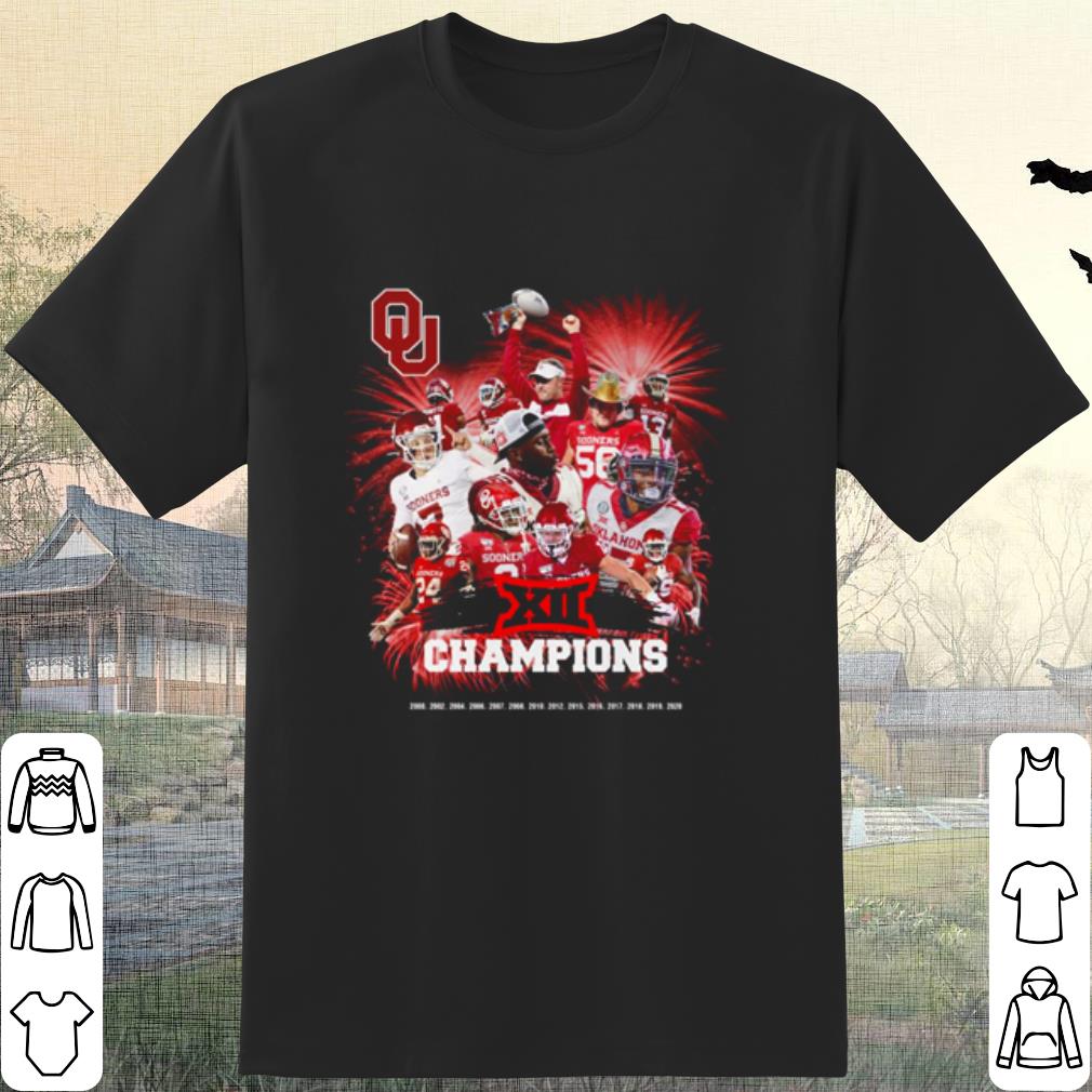 Cool Oklahoma Sooners Champions Players Signature shirt 7