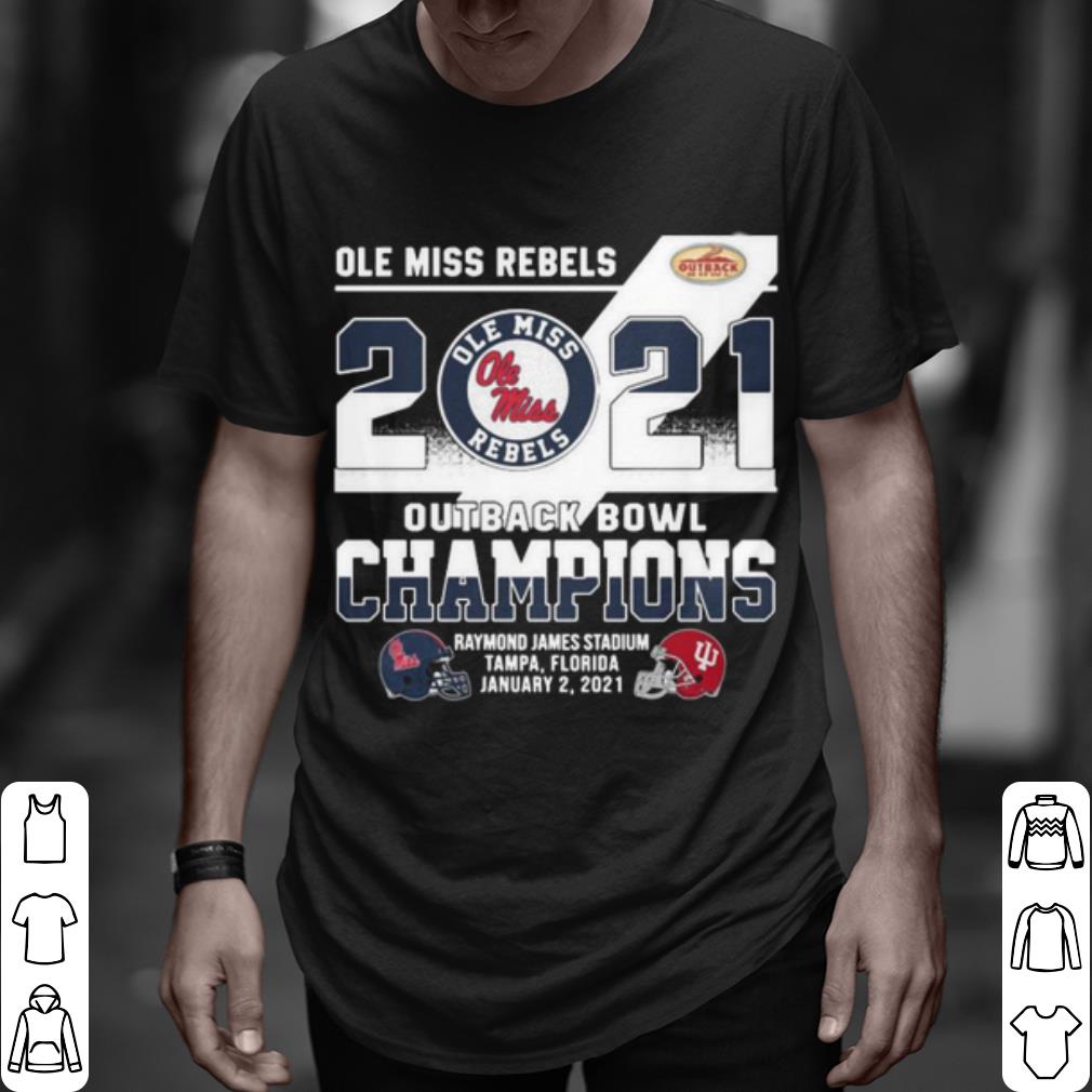 Pretty Ole Miss Rebels Football Outback Bowl Champions Raymond James Stadium shirt 7