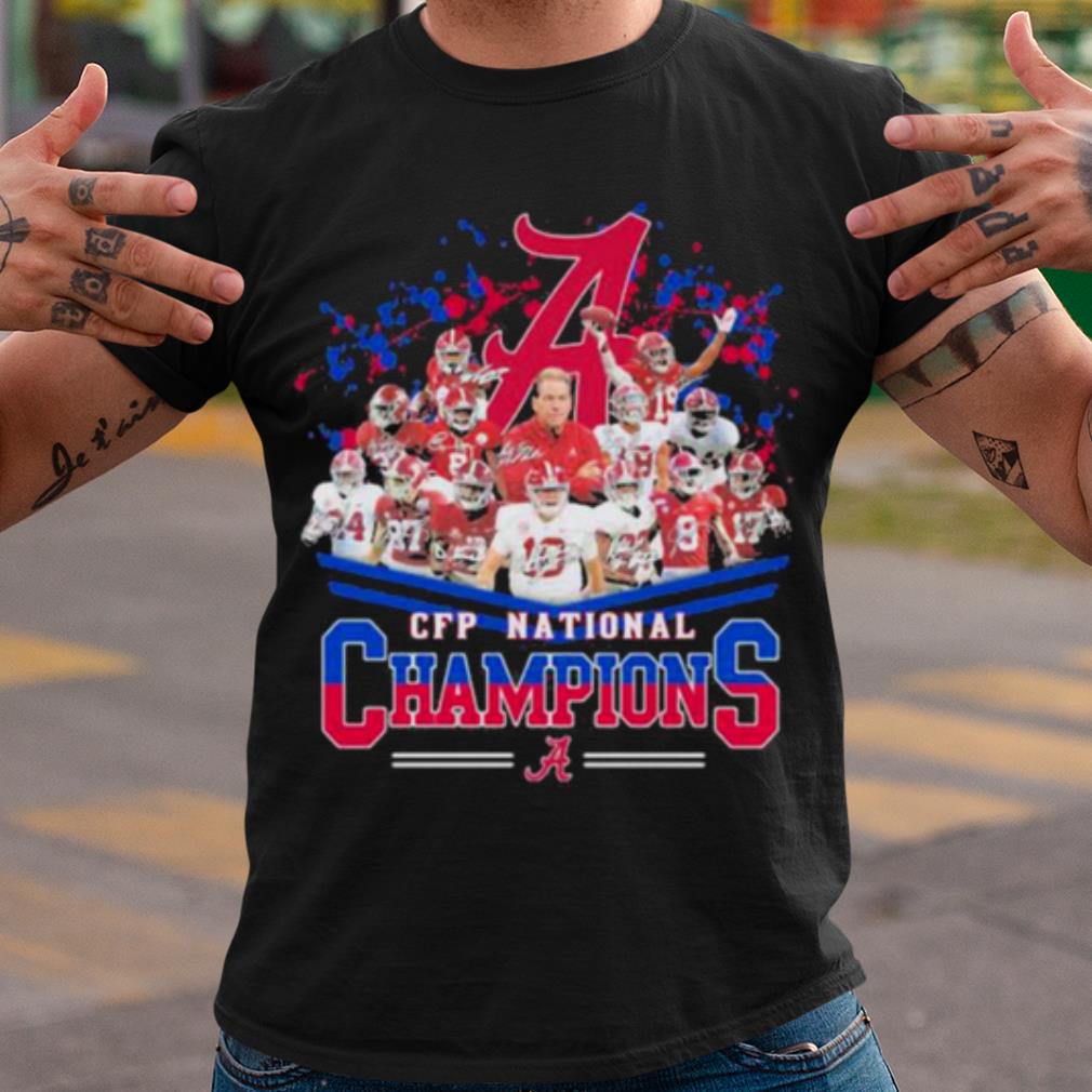 Cool Cfp National Champions Alabama Crimson Tide Football shirt 6