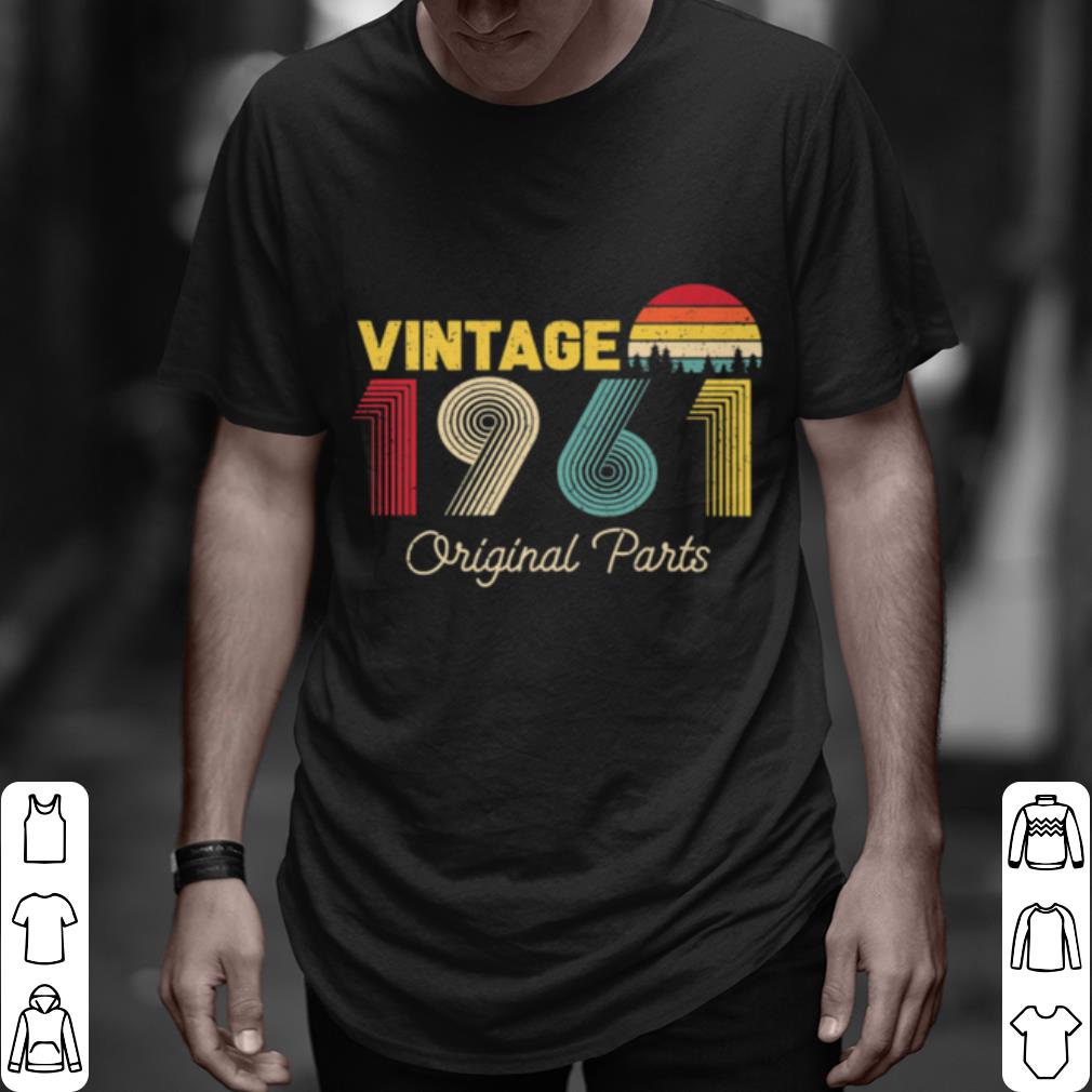 Cool Vintage Original Parts 1961 Cool and 60th Bday shirt 7