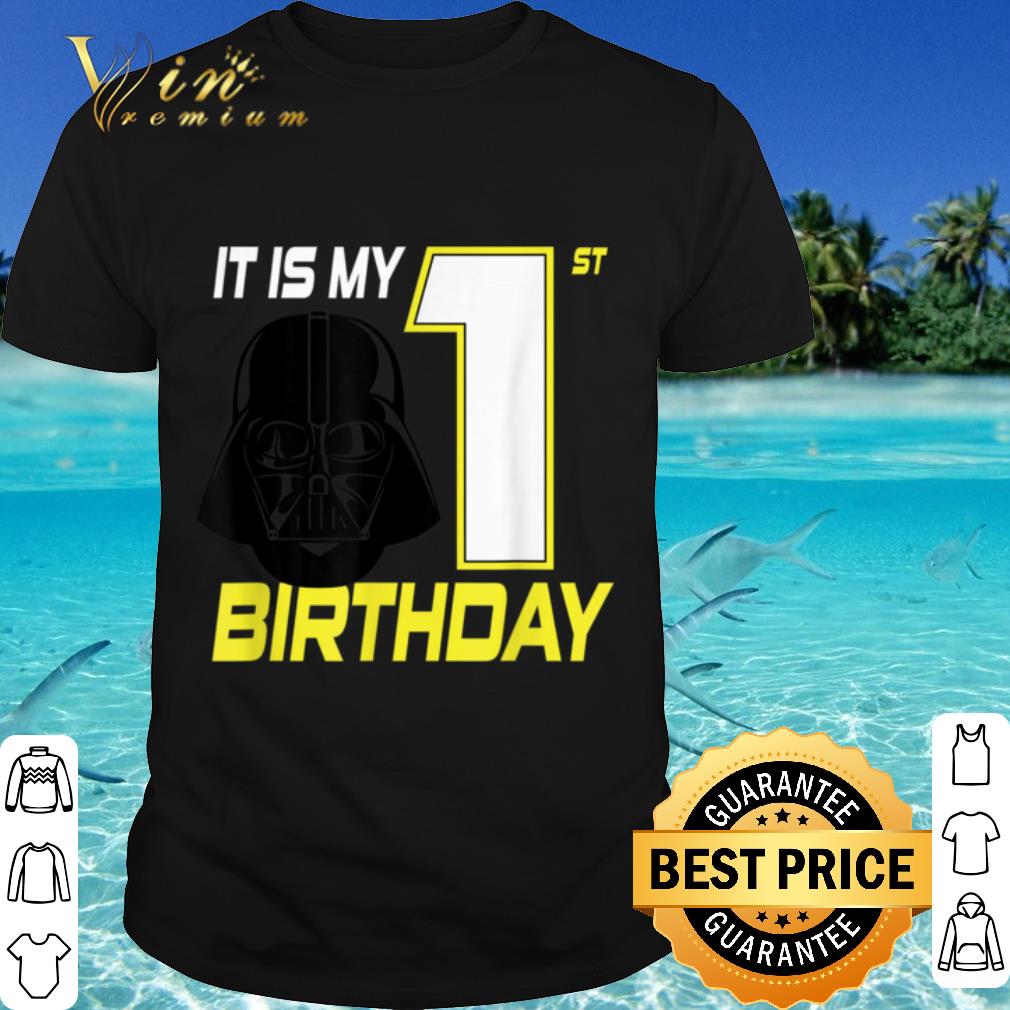 Funny Star Wars Darth Vader 1st Birthday shirt 8