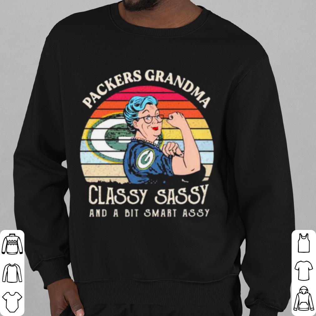 Original Packers Grandma Classy Sassy And A Bit Smart Assy Vintage shirt