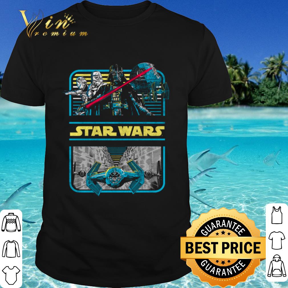 Nice Star Wars Darth Vader & Crew Double Framed shirt 8