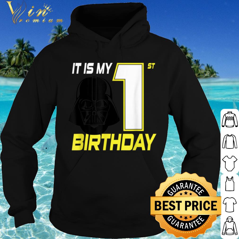 Funny Star Wars Darth Vader 1st Birthday shirt
