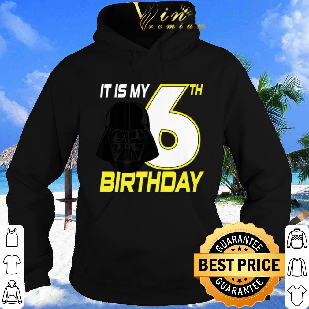 Cool Star Wars Darth Vader 6th Birthday shirt