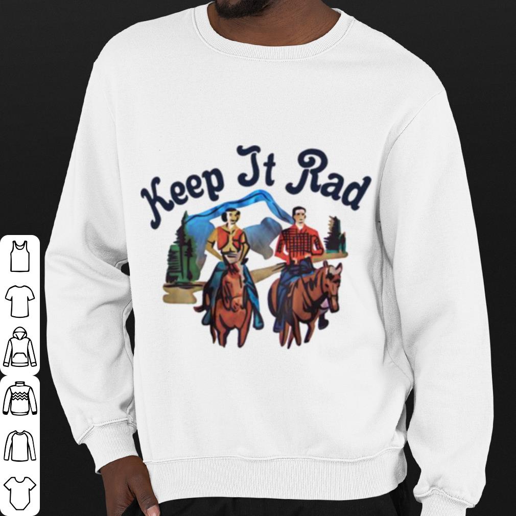 Original Keep It Rad Loves Horse Riding shirt