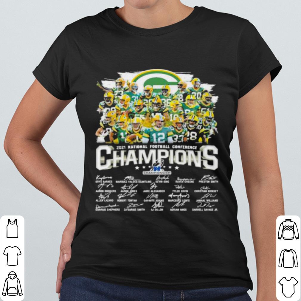 Cool Champions National Football Conference Green Bay Packers Signature shirt