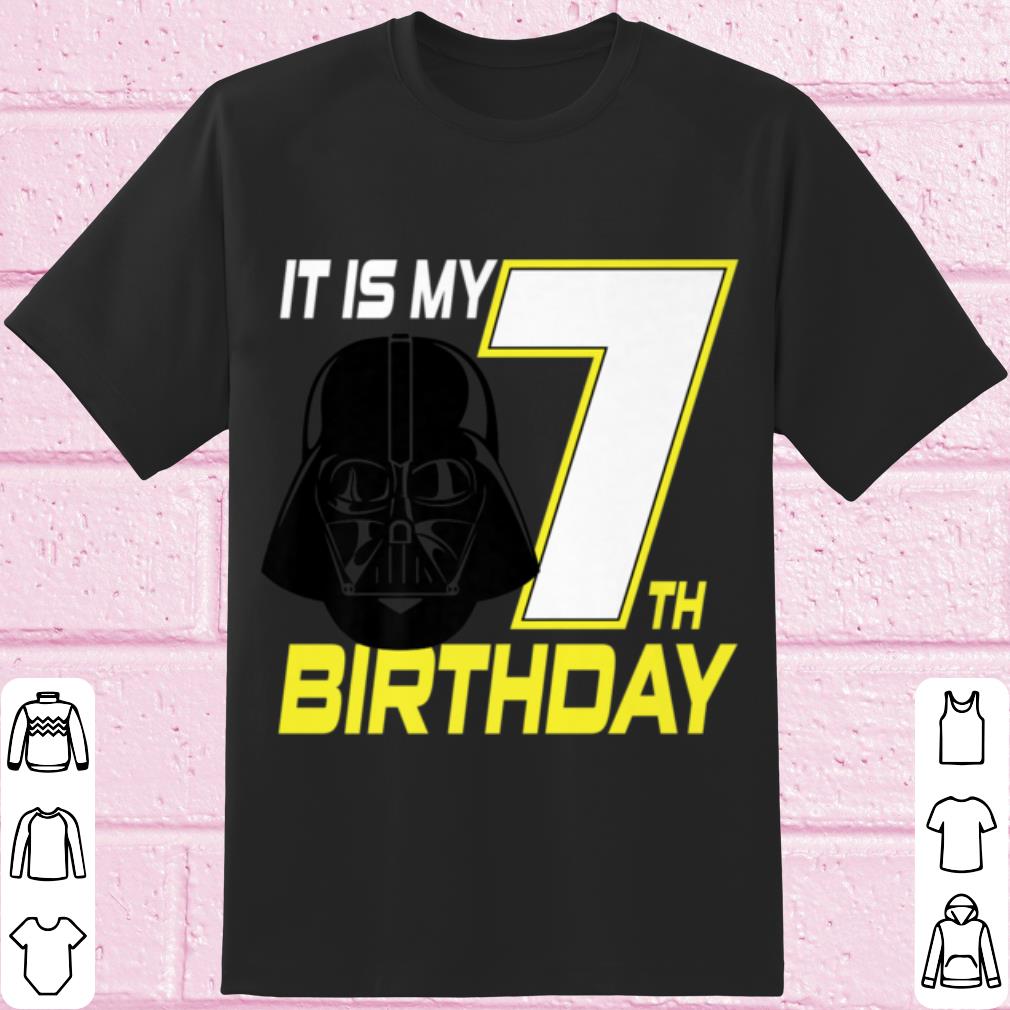 Official Star Wars Darth Vader 7th Birthday shirt 8
