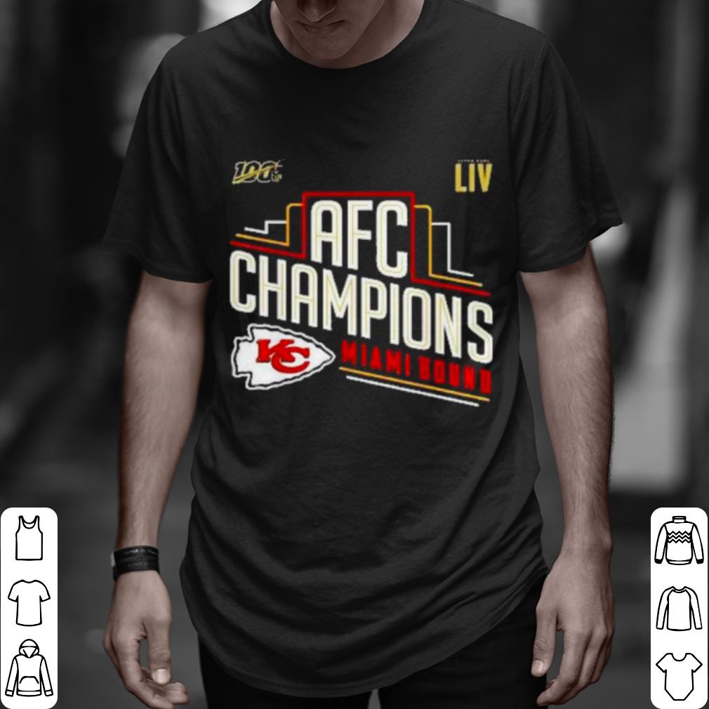 Cool Kansas City Chiefs Afc West Champions Miami Bound shirt 6