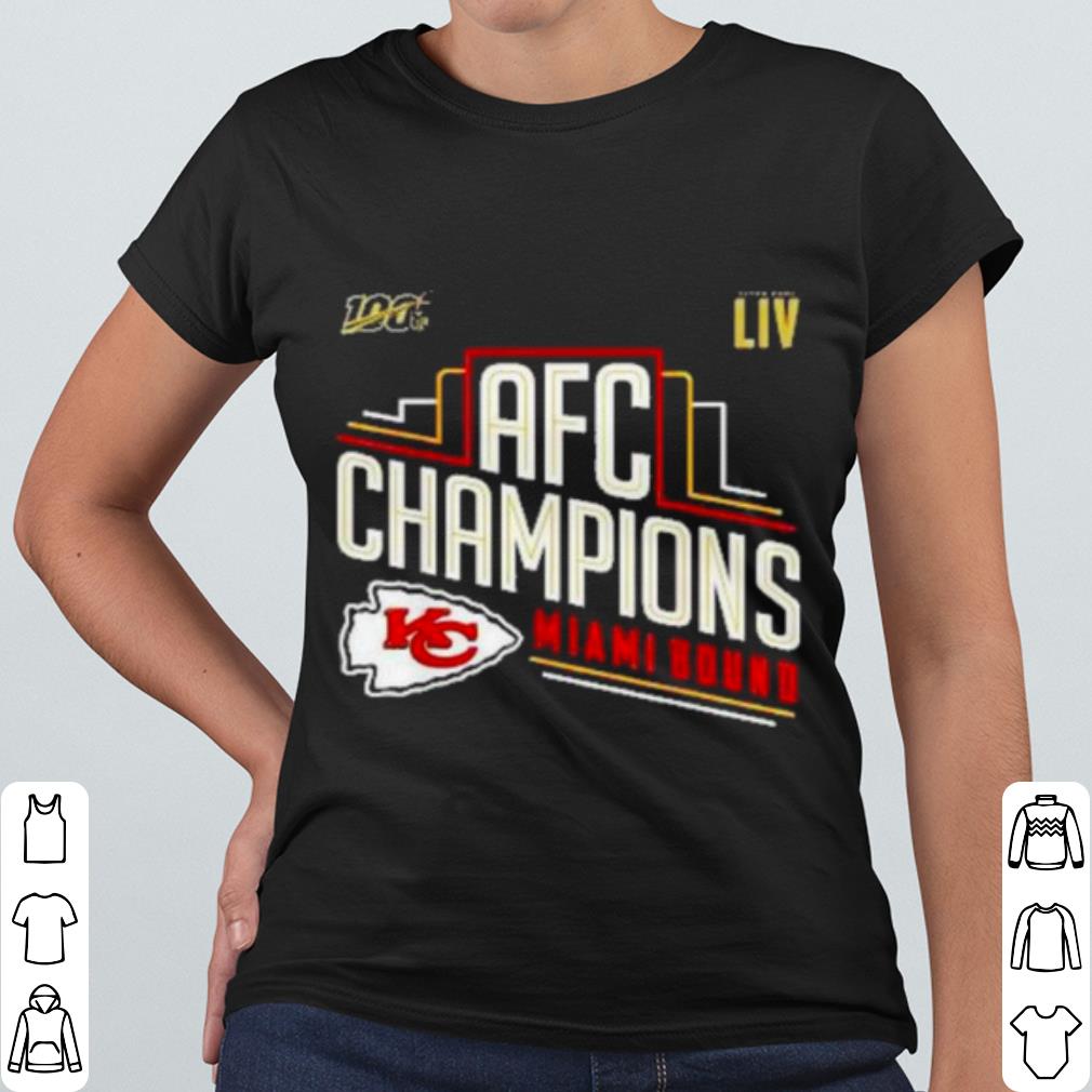 Cool Kansas City Chiefs Afc West Champions Miami Bound shirt