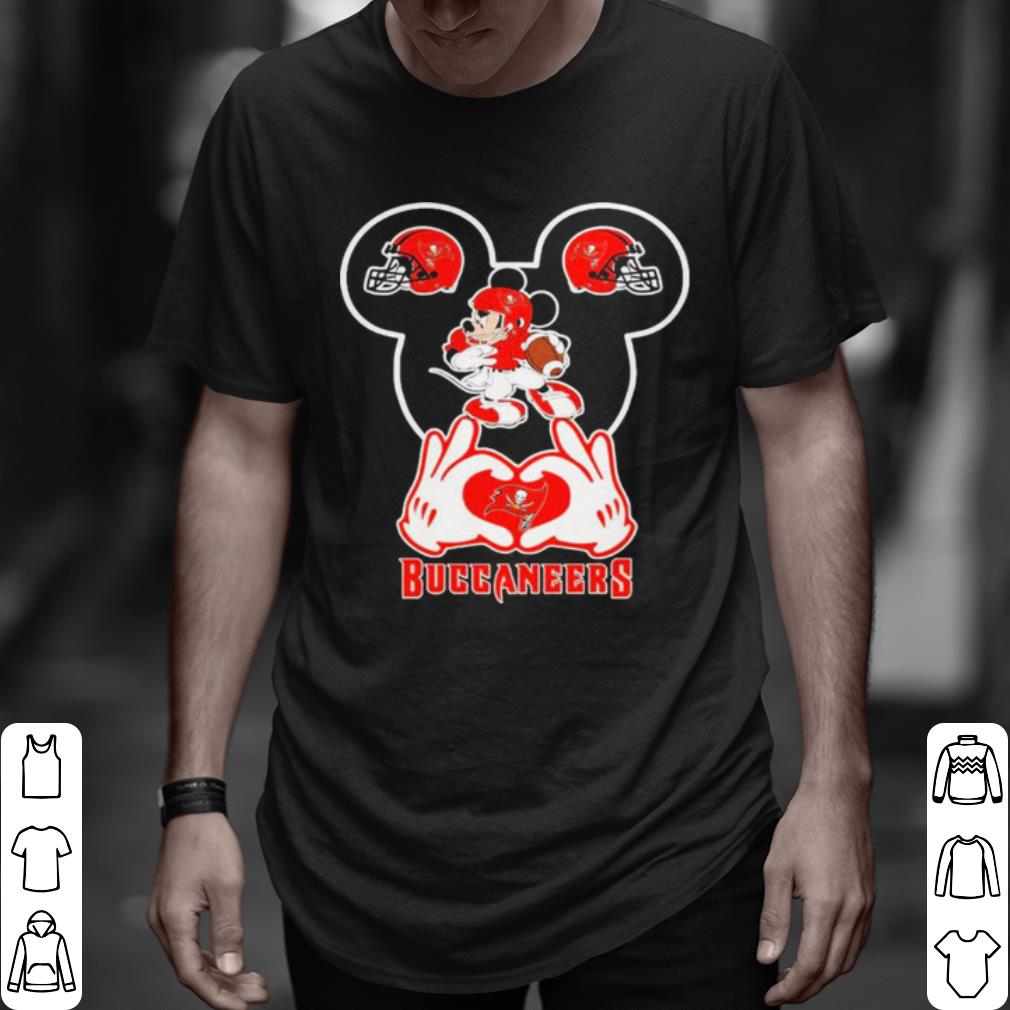 Cool Love Tampa Bay Buccaneers Mickey Mouse shirt 6
