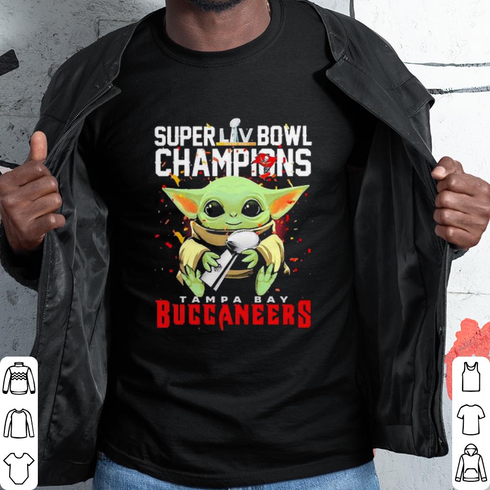 Official Baby Yoda Super LIV Bowl Champions Tampa Bay Buccaneers shirt 9