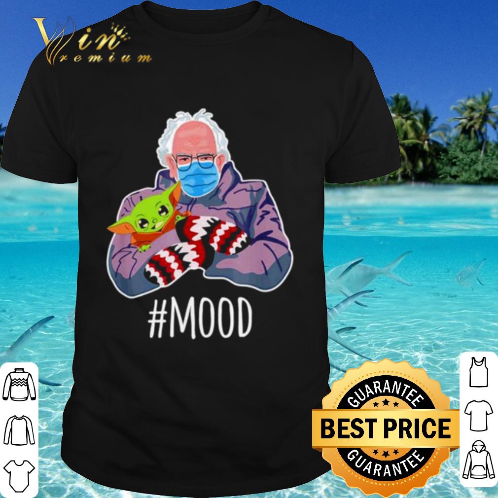 Best Bernie Sanders Hug Baby Yoda Mood shirt 9