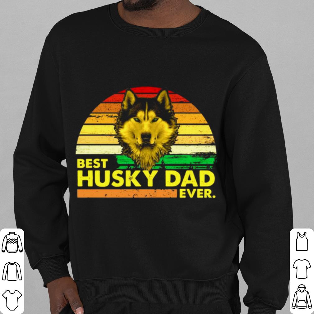 Original Best Husky Dad Ever Vintage shirt